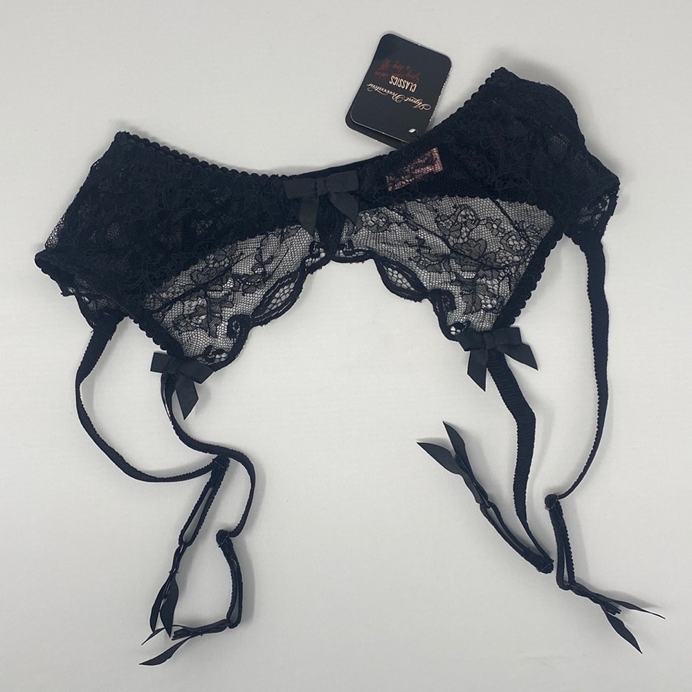 Agent Provocateur Love Black Suspender NWT - Picture 8 of 14